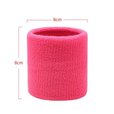 Fashion Solid Color High Elastic Sports Wrist Band Protector for Home Fitness