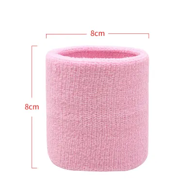 Fashion Solid Color High Elastic Sports Wrist Band Protector for Home Fitness