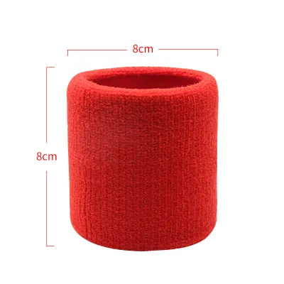 Fashion Solid Color High Elastic Sports Wrist Band Protector for Home Fitness