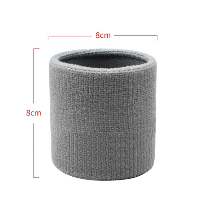 Fashion Solid Color High Elastic Sports Wrist Band Protector for Home Fitness
