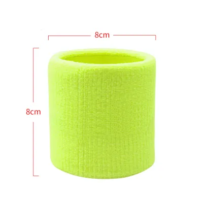 Fashion Solid Color High Elastic Sports Wrist Band Protector for Home Fitness