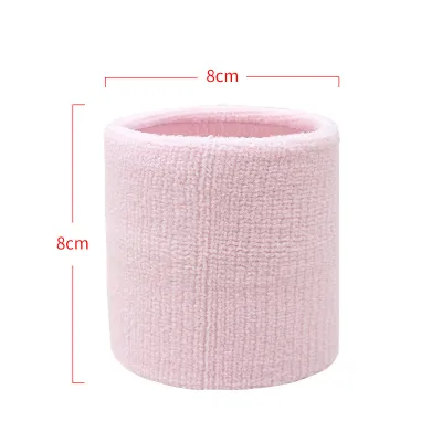 Fashion Solid Color High Elastic Sports Wrist Band Protector for Home Fitness
