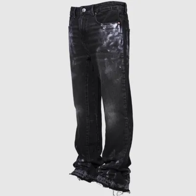 Men's Vintage Fashion Casual Printed Straight Jeans
