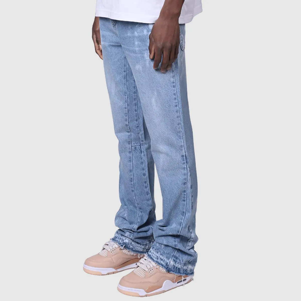 Men's Vintage Fashion Casual Printed Straight Jeans