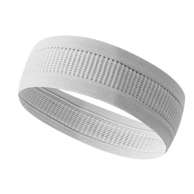 Women Fashion Casual Solid Color Breathable Football Yoga Sports Hairband Unisex Mesh Hole Plaid