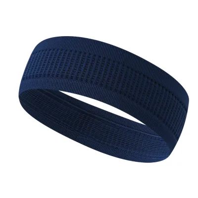 Women Fashion Casual Solid Color Breathable Football Yoga Sports Hairband Unisex Mesh Hole Plaid