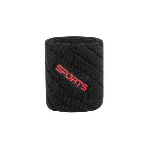 Fashion Casual Letter Embroidered Sweat-Absorbent Breathable Sports Wristband