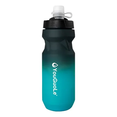 Sports Outdoor Large Capacity Portable Bicycle Riding Squeeze Water Cup 650ML PP Kitchen