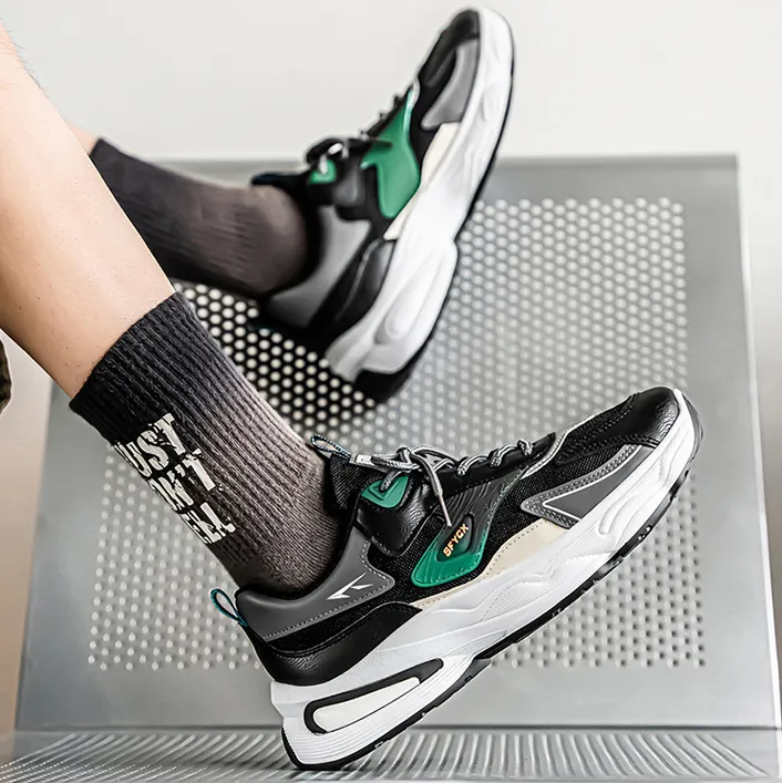 Men's Fashion Casual Breathable Mesh Thick-Soled Non-Slip Sneakers