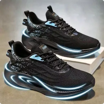 Men's Fashion Casual Summer Breathable Mesh Lace-Up Sneakers