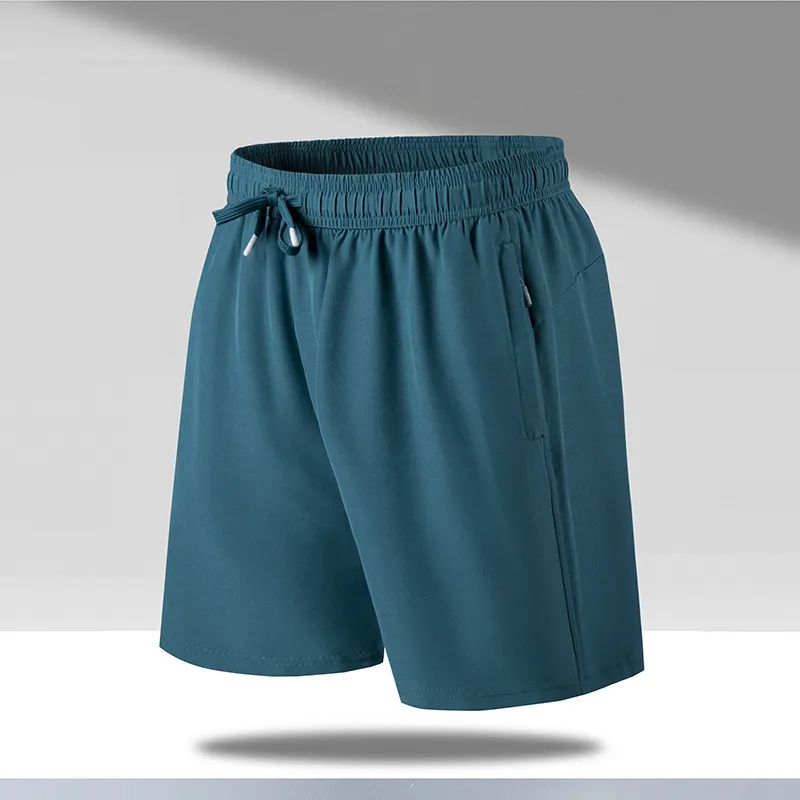 Men's Fashion Casual Solid Color Summer Quick-Drying Loose Sports Shorts