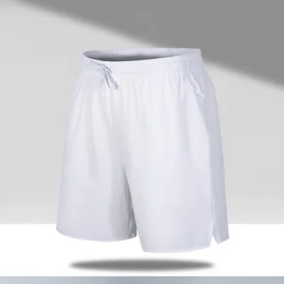 Men's Fashion Casual Solid Color Summer Quick-Drying Loose Sports Shorts