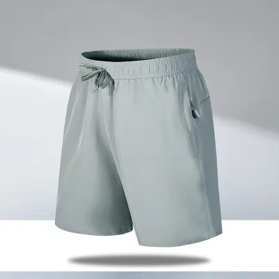 Men's Fashion Casual Solid Color Summer Quick-Drying Loose Sports Shorts