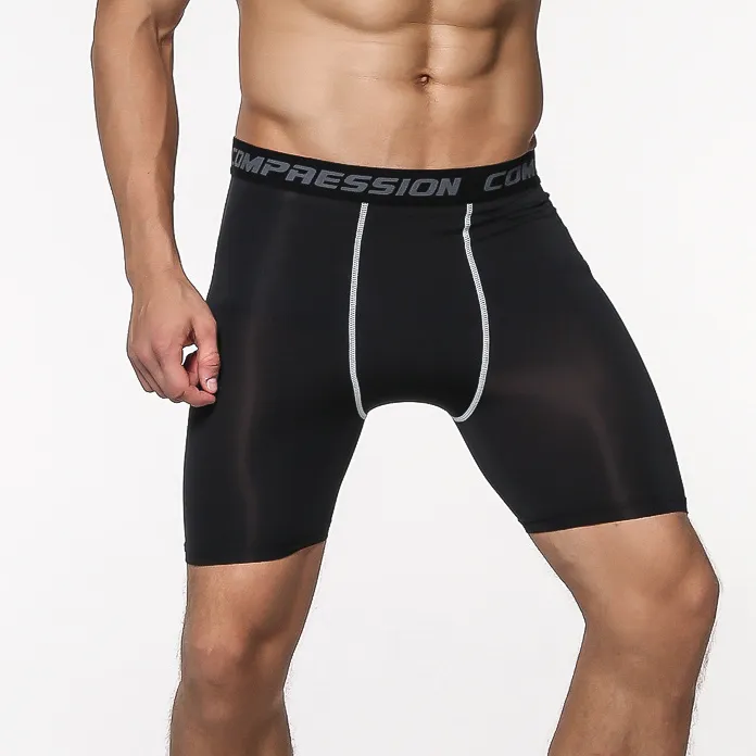 Men's Casual Quick-Drying Sports Shorts for Spring Summer Solid Color Milk Fiber