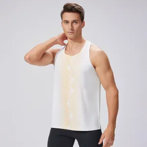 Men's Fashion Casual Summer Sports Sleeveless Printed Breathable Quick-Dry Tank Top