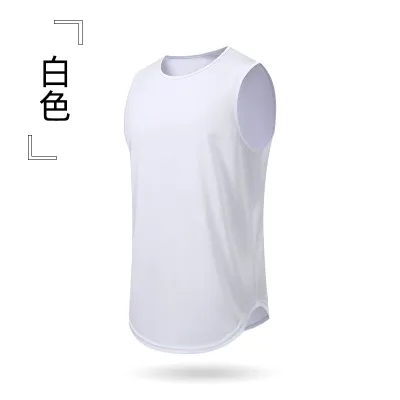 Men's Fashion Sleeveless Tank Top Solid Color Sports Summer Casual