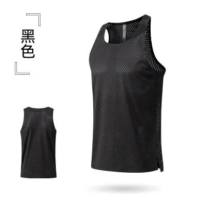 Men'S Fashion Casual Summer Solid Color Sports Quick-Drying Sleeveless Tank Top