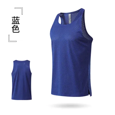 Men'S Fashion Casual Summer Solid Color Sports Quick-Drying Sleeveless Tank Top