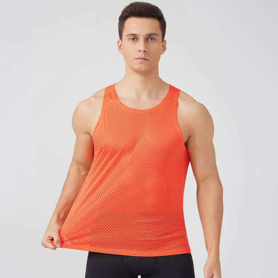 Men'S Fashion Casual Summer Solid Color Sports Quick-Drying Sleeveless Tank Top