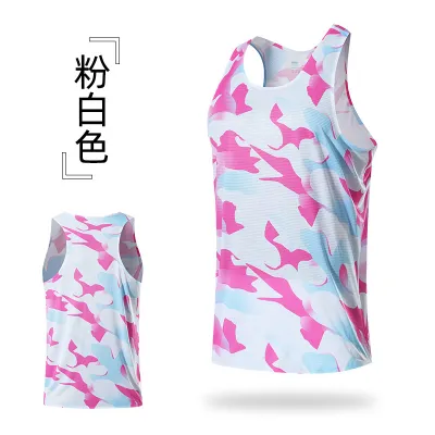 Camouflage Summer Quick-Dry Breathable Sports Sleeveless Tank Top for Men