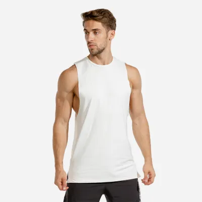 Men's Fashion Casual Summer Solid Color Loose Quick-Dry Sleeveless Tank Top