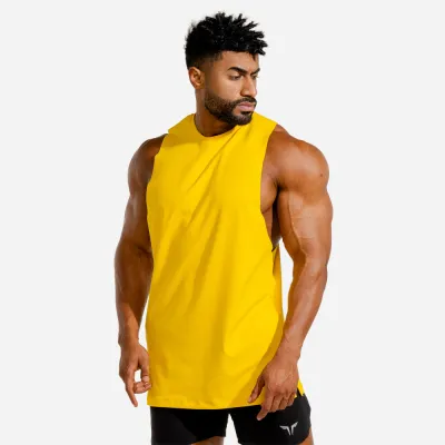 Men's Fashion Casual Summer Solid Color Loose Quick-Dry Sleeveless Tank Top
