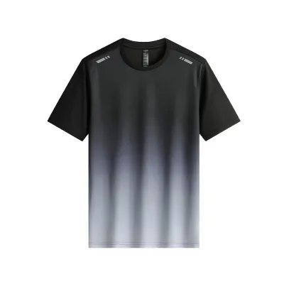 Men's Fashion Casual Quick-Drying Breathable Sweat-Wicking Short-Sleeve T-Shirt