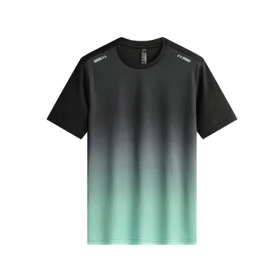 Men's Fashion Casual Quick-Drying Breathable Sweat-Wicking Short-Sleeve T-Shirt