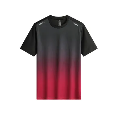 Men's Fashion Casual Quick-Drying Breathable Sweat-Wicking Short-Sleeve T-Shirt