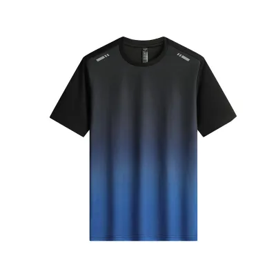 Men's Fashion Casual Quick-Drying Breathable Sweat-Wicking Short-Sleeve T-Shirt