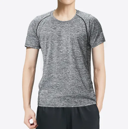 Men's Fashion Casual Quick-Drying Breathable Sweat-Wicking Short-Sleeve T-Shirt