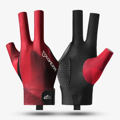 Fashion Lightweight Breathable Three-Finger Gloves Snooker Table Tennis Non-Slip Gloves