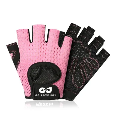 Fashion Palm Shock Absorbing Non-Slip Wear-Resistant Breathable Outdoor Bicycle Riding Sports Half-Finger Gloves
