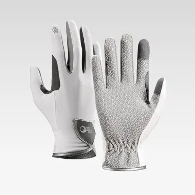Fashion Summer Ice Silk Breathable Outdoor Anti-Sweat Anti-Skid Wear-Resistant Golf Gloves