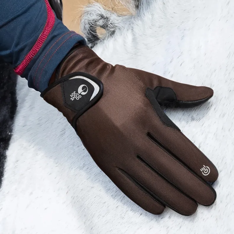 Fashion Summer Breathable Professional Full Palm Non-Slip Wear-Resistant Professional Equestrian Gloves