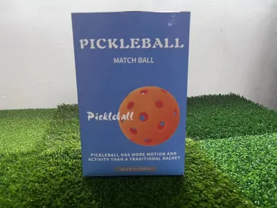 Fashion Solid Color 74mm40 Hole Plastic Pe Pickleball Ball 6pcs/Box