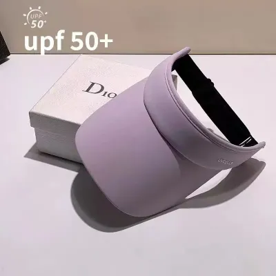 Fashion Casual Summer Solid Color Outdoor Visor Sunshade Sports Hats