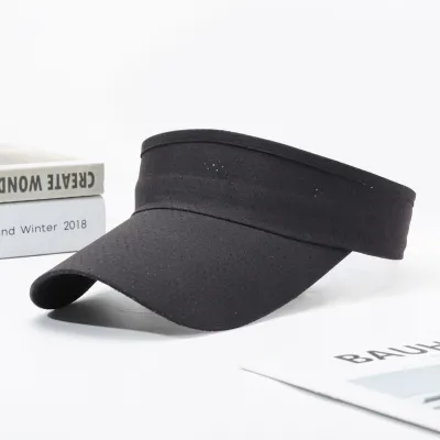 Fashion Casual Simple Solid Color Breathable Summer Empty Top Sunshade Sports Hat