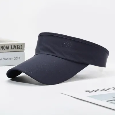 Fashion Casual Simple Solid Color Breathable Summer Empty Top Sunshade Sports Hat