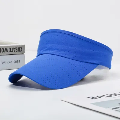 Fashion Casual Simple Solid Color Breathable Summer Empty Top Sunshade Sports Hat