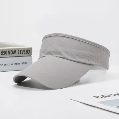 Fashion Casual Simple Solid Color Breathable Summer Empty Top Sunshade Sports Hat