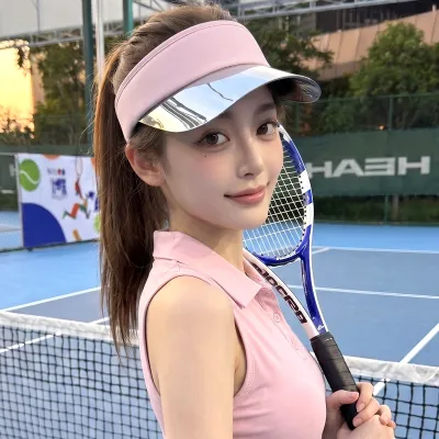 Women Casual Summer Solid Color Outdoor Sunshade Sports Hats