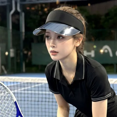 Women Casual Summer Solid Color Outdoor Sunshade Sports Hats
