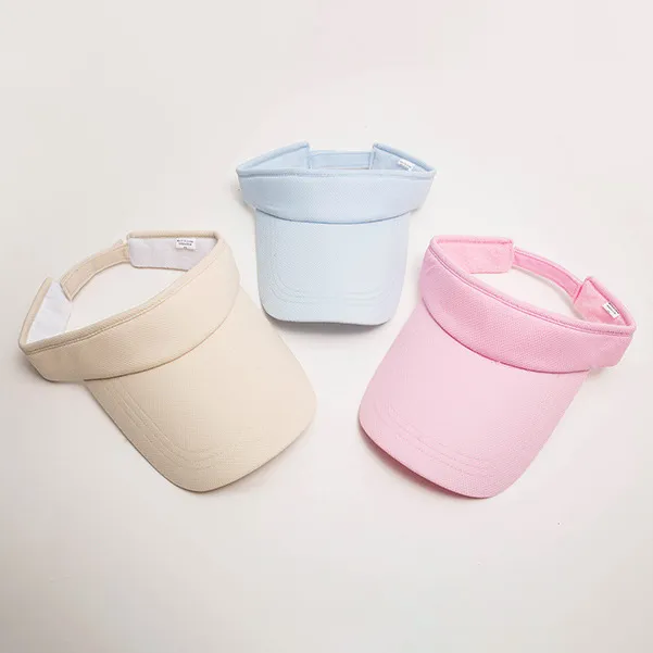 Fashion Casual Solid Color Summer Visor Sports Sunshade Hats