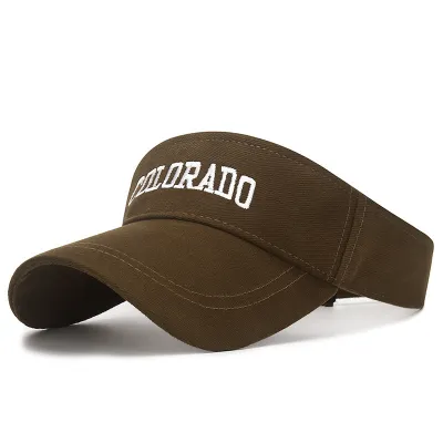 Women Fashion Casual Summer Sanding Embroidered Letters Visor Sunshade Sports Hat