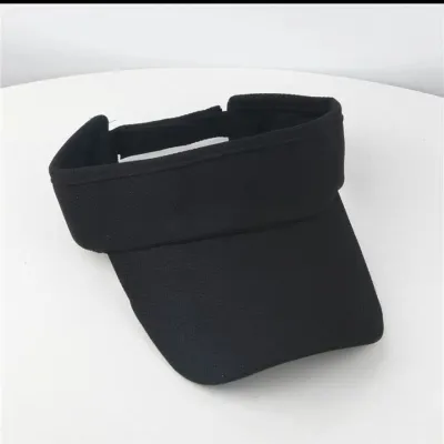 Women Fashion Casual Summer Solid Color Outdoor Sunshade Sports Visor Hats