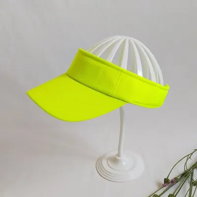 Women Fashion Casual Summer Solid Color Outdoor Sunshade Sports Visor Hats