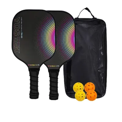 Fashion Outdoor Sports Glass Fiber Pickleball Paddle Set