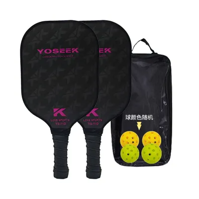 Fashion Glass Fiber Pickleball Paddle Racket Set