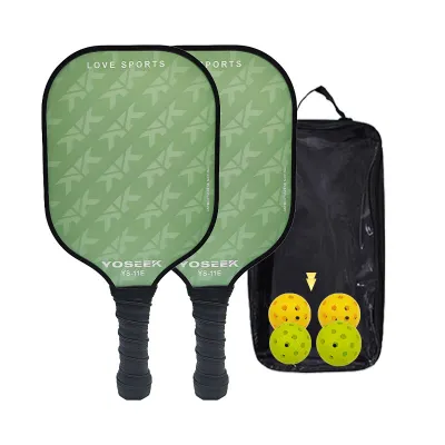 Fashion Glass Fiber Pickleball Paddle Racket Set